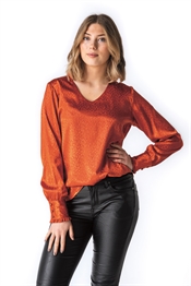 Picture of Sienna Blouse Tangerine 