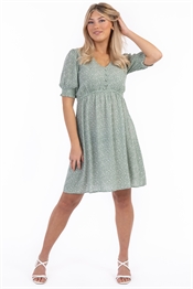 Picture of Nellie Dress Pine Green