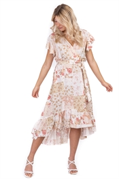 Picture of Fidelie Dress Rose/Sand/Creme