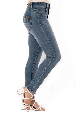Picture of Bliss Jeans Mid Blue Denim