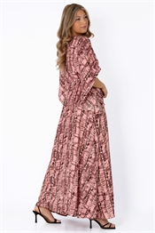 Picture of Magnolia Dress Dusty Rose/Creme