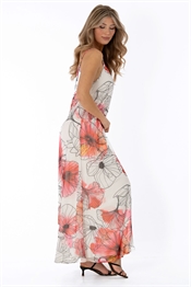 Picture of Cleo Dress Coral Rose/Creme